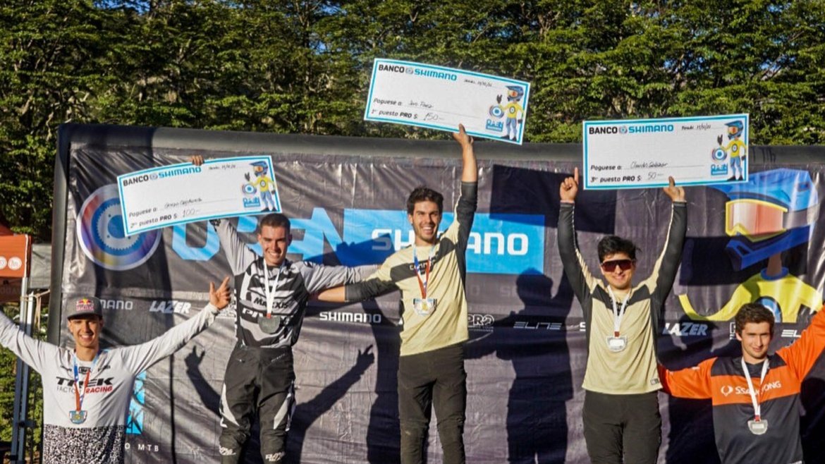 Jeronimo Paez winner of the last Shimano Open in Chillan